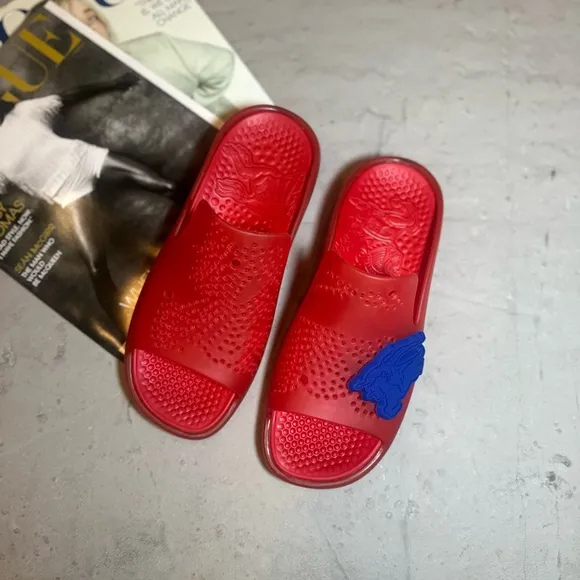 BURBERRY RUBBER SLIDE SANDAL STINGRAY Color Pillar  WOMENS UK 4 EU 37 US 7