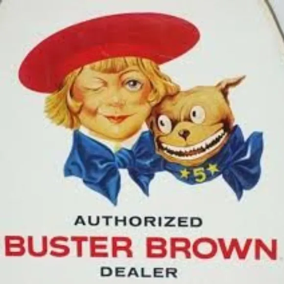 Buster Brown Vintage High Top Pure Leather Shoe (Leather Throughout)