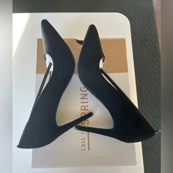 Call it Spring suede heels size 7.5