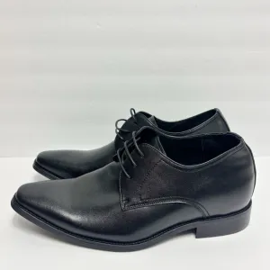 CALTO MEN'S BLACK PREMIUM LEATHER LACE UP DERBY OXFORDS SIZE US 10 NO BOX