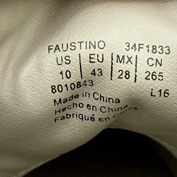 Calvin Klein Faustino Men's Size 10 M Oxfords Suede Shoes Oily Toffee