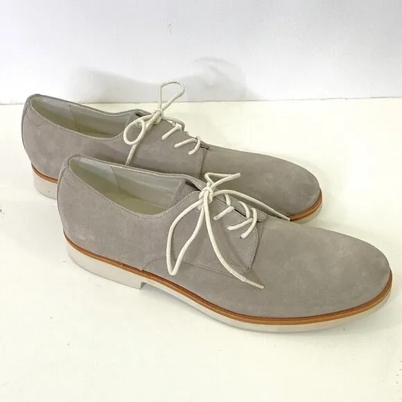 Calvin Klein Faustino Men's Size 10 M Oxfords Suede Shoes Oily Toffee