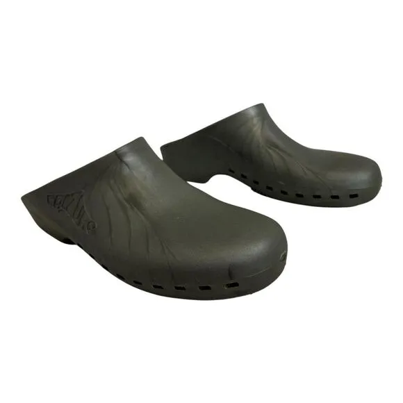 Calzuro Size 46-47 Classic Without Holes Metallic Grey Professional Work Clogs
