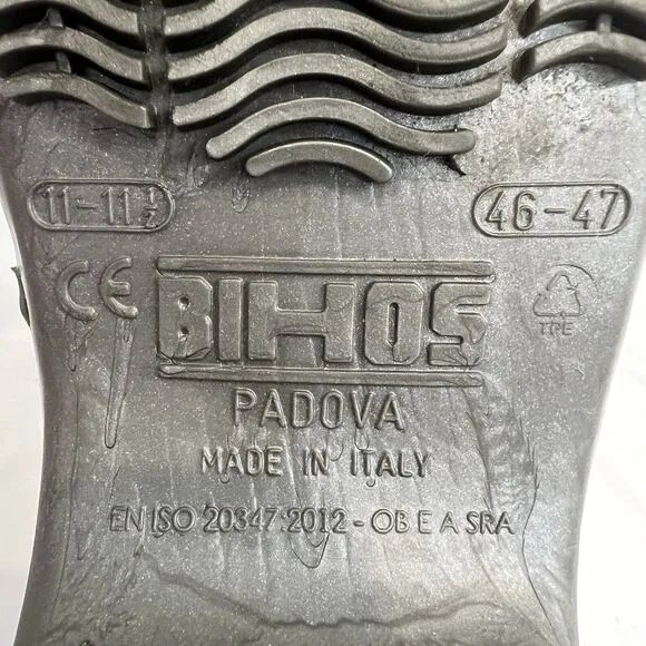 Calzuro Size 46-47 Classic Without Holes Metallic Grey Professional Work Clogs
