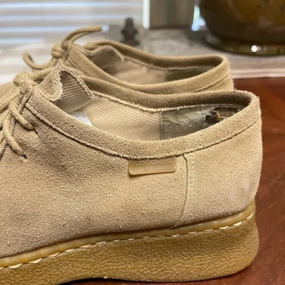 Candies VTG 90s Y2K Platform Oxfords Grunge Suede Leather Lug Sole Wedge Bratz