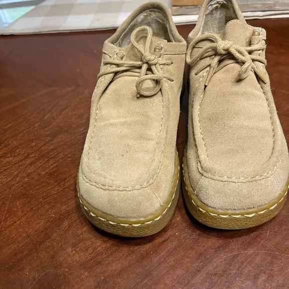 Candies VTG 90s Y2K Platform Oxfords Grunge Suede Leather Lug Sole Wedge Bratz
