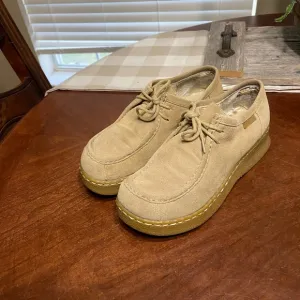 Candies VTG 90s Y2K Platform Oxfords Grunge Suede Leather Lug Sole Wedge Bratz