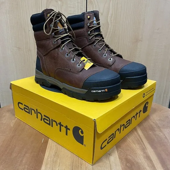 Carhartt Ground Force Waterproof 8'' Composite Toe Work Boot NWT