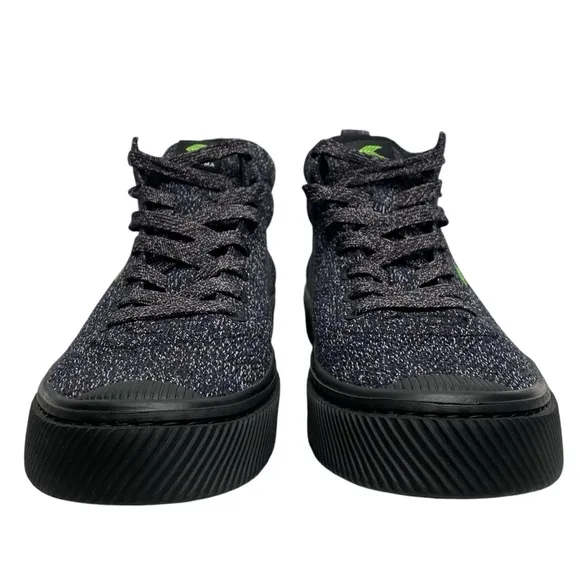 Cariuma IBI High Women's Stone Black Knit High Top Sneakers Shoes Size 6.5 NEW