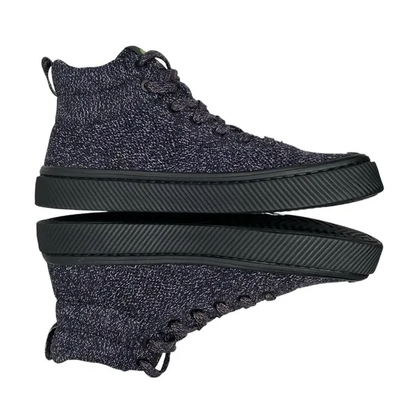 Cariuma IBI High Women's Stone Black Knit High Top Sneakers Shoes Size 6.5 NEW