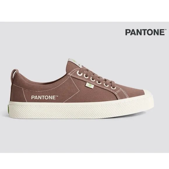 CARIUMA Low Top Pantone Cacao Nibs Canvas Sneaker