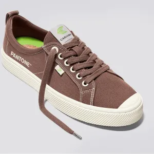 CARIUMA Low Top Pantone Cacao Nibs Canvas Sneaker