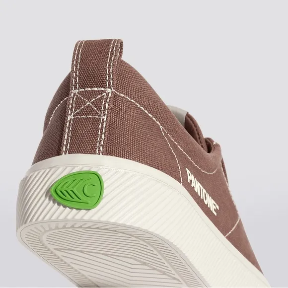 CARIUMA Low Top Pantone Cacao Nibs Canvas Sneaker