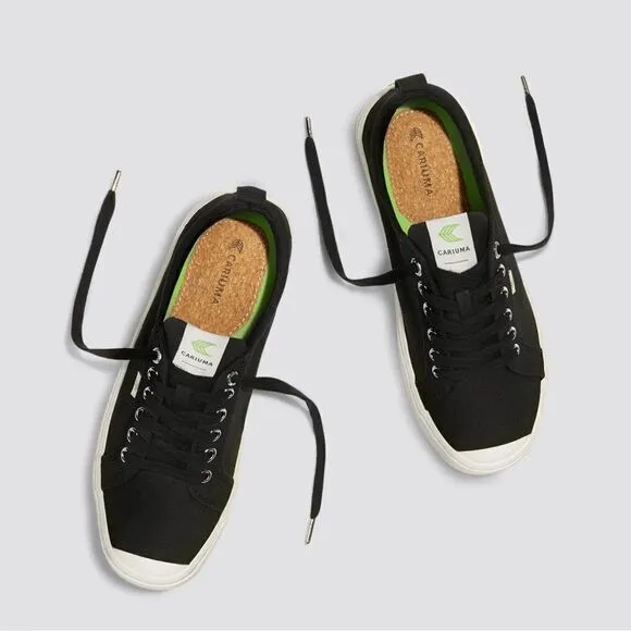 Cariuma OCA LOW Black Canvas M9.5/W11