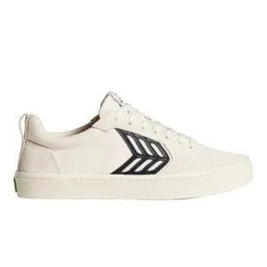 Cariuma Unisex CATIBA PRO Canvas Logo Sneaker Off-White Vintage 4.5 Mens 6 Women