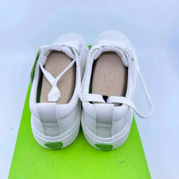 Cariuma Unisex Sneaker Oca Low Top Lace Up Organic Canvas Off White W6 M4.5 NIB