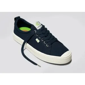 Cariuma Unisex Sneakers Oca Low Top Lace Up Organic Canvas Navy W10 M8.5 NIB