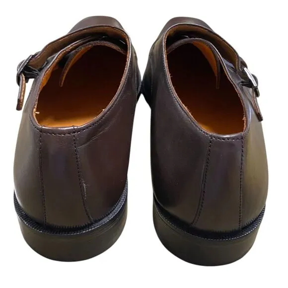 CARLOS by CARLOS SANTANA Passion Double Monk-Strap Oxfords BROWN Sz 11.5