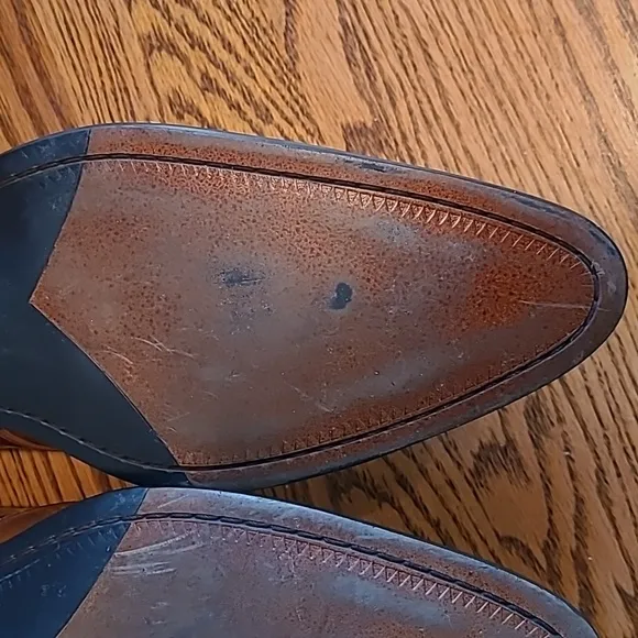 Carrucci Men's 13 leather oxford whiskey nearly new