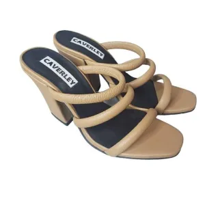 Caverley Tan Block Heels Size 37