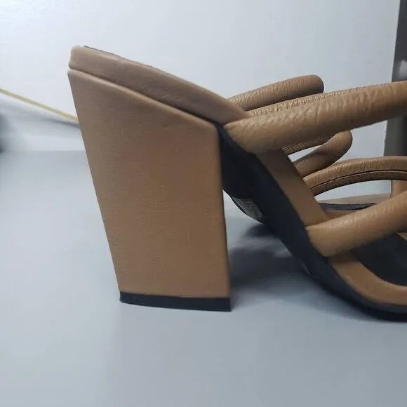Caverley Tan Block Heels Size 37