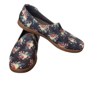 Chaco Ionia canvas floral print slip-on flats Sz 10.5