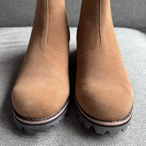 Chaco Men's Fields Chelsea Waterproof Boot Tan Slip on Casual Preppy Sz 10.5