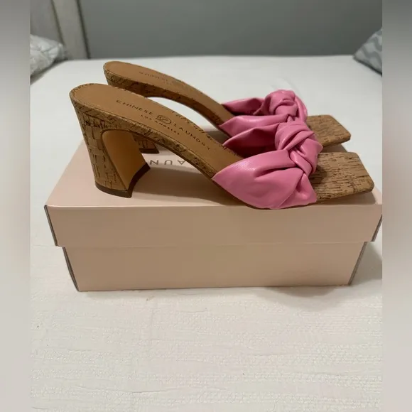 Chinese Laundry Pink Yvonna Heels Size 7.5M