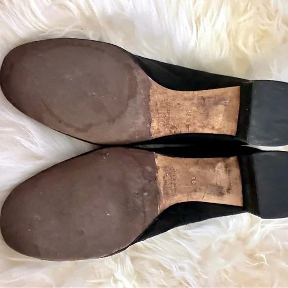 Chloe Scalloped Suede Heels Sz‎ 38