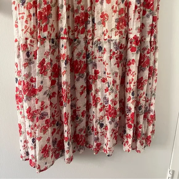 Christy Dawn Paloma Dress Long Sleeve small Floral Ivory Print
