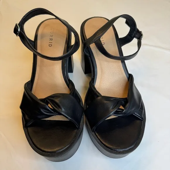 Chunky Black Platform Heels Torrid