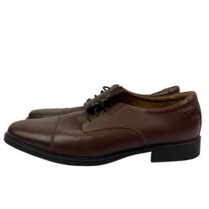 Clarks 15770 Men’s Size 10 Ultimate Comfort Collection Brown Leather Oxfords