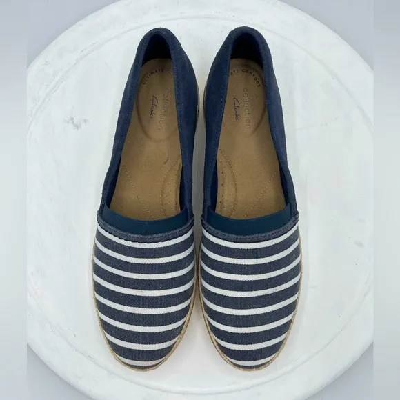 Clarks Serena Paige – Navy Striped