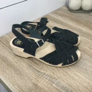Cloudberry clog sandals womens Size 41 / 10.5  Black peep toe