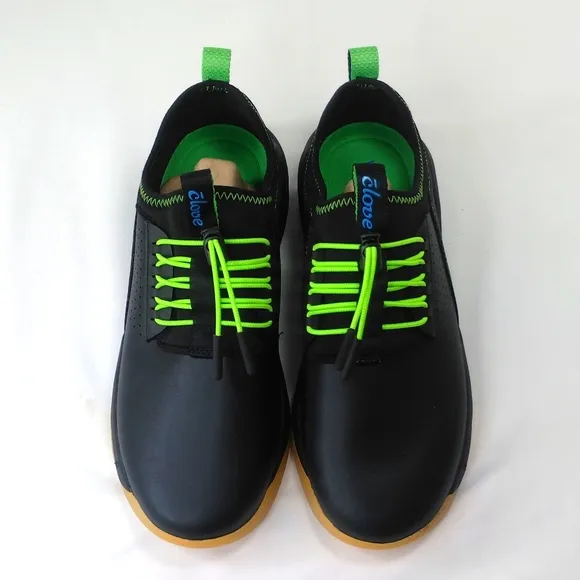 Clove Shoes Black and Green Rainbow Soul Healthcare Worker Sneakers