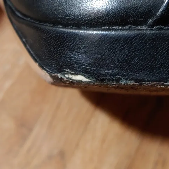 Coach Aliya Logo Peek Open Toe Heels 6B
