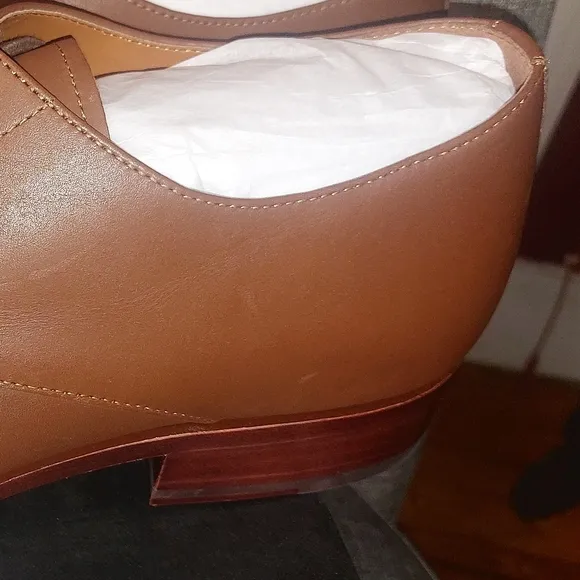 Coach Brown Leather Oxford Shoes