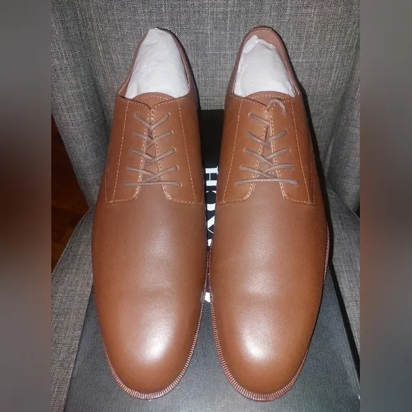 Coach Brown Leather Oxford Shoes
