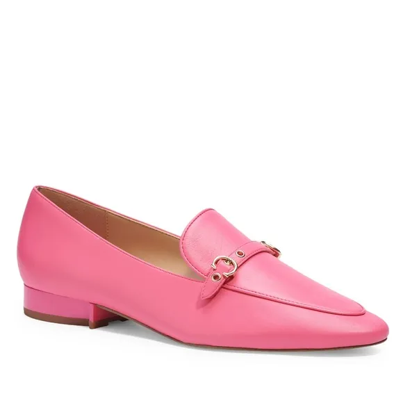 Coach Isabel Leather Loafer Bright Watermelon size 6.5