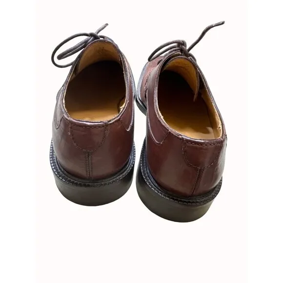 Coach J995 Malone men’s brown leather dress shoes oxfords size 7.5D SKU 4403