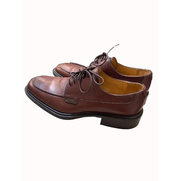Coach J995 Malone men’s brown leather dress shoes oxfords size 7.5D SKU 4403