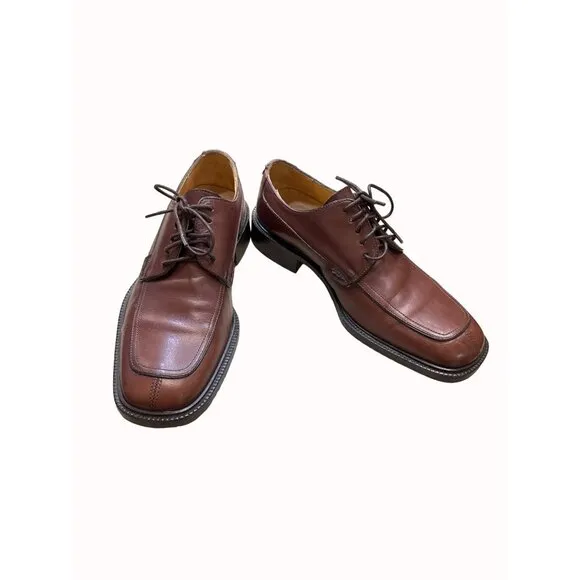 Coach J995 Malone men’s brown leather dress shoes oxfords size 7.5D SKU 4403