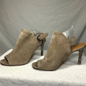 Coach Kearney Suede Open Toe Heels - Size 9