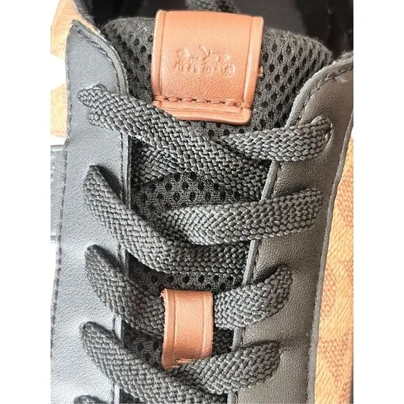COACH Signature Logo Print Sneakers size 9