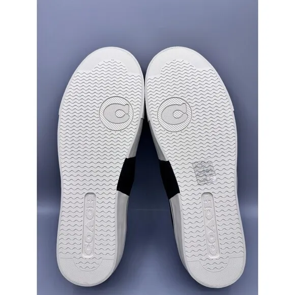 Coach Skate Slip On Sneaker In Signature Canvas With Rexy, Size 13 D