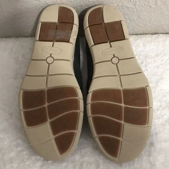 COBB HILL LEATHER LIDIA SLIP ON WOMEN'S SIZE 7 IN BLUE NUBUCK NWOT