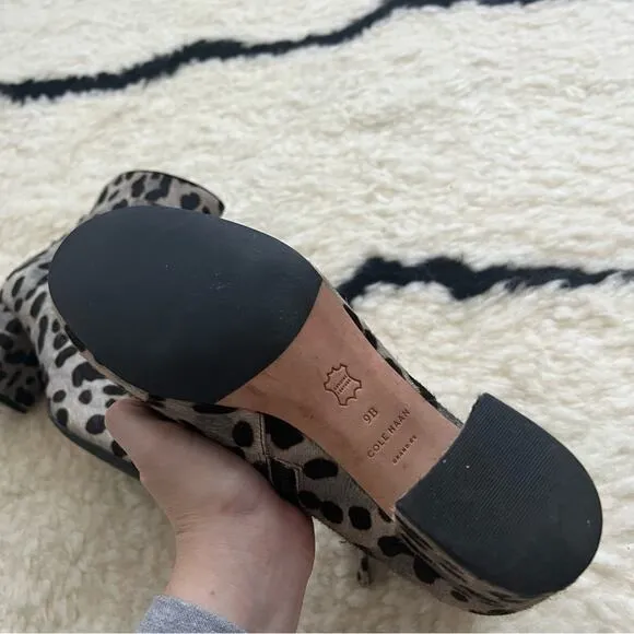 Cole Haan Arden Grand Animal Print Booties