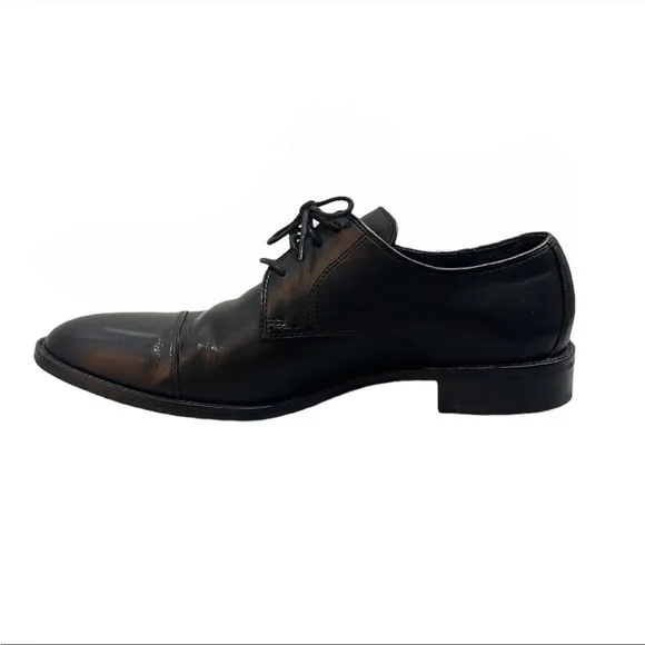 Cole Haan Black Leather Oxfords Size 10