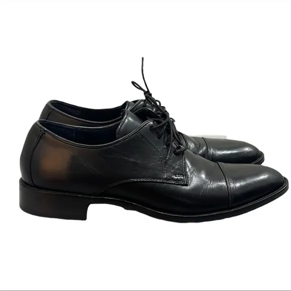 Cole Haan Black Leather Oxfords Size 10