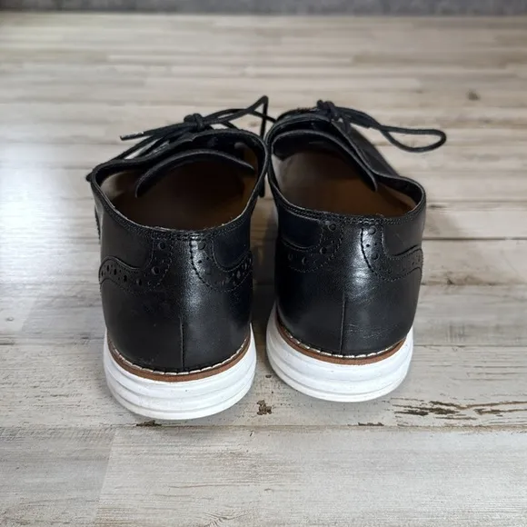 Cole Haan Black Leather Women's Oxfords